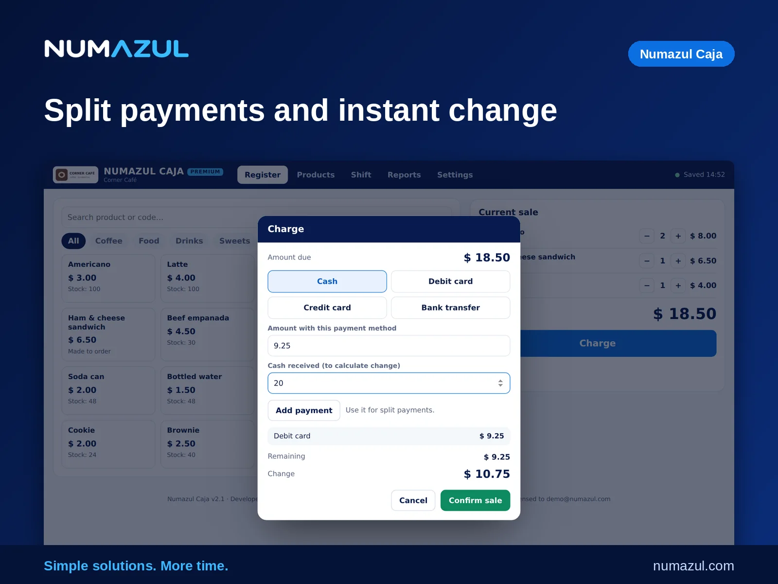 Fast checkout and split payments